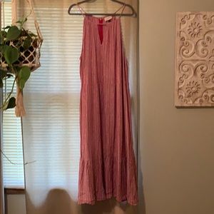Red boho universal thread dress size 3x